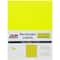 JAM Paper Neon Yellow Mailing Address Label Combo Set